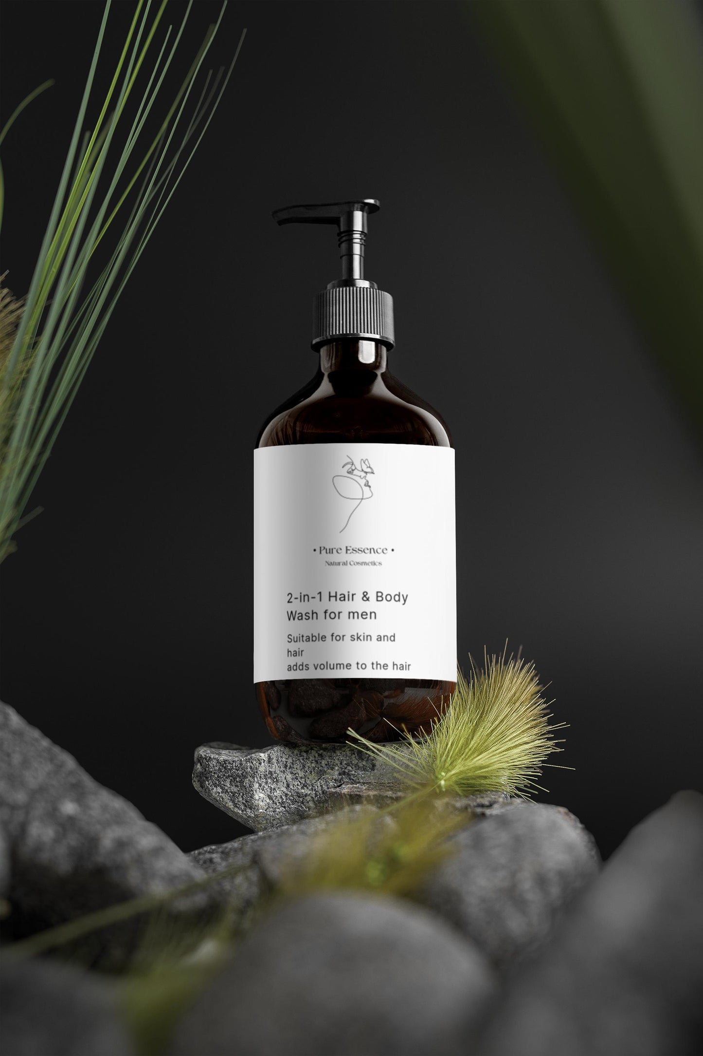 Detergente per capelli e corpo 2 in 1 per uomo