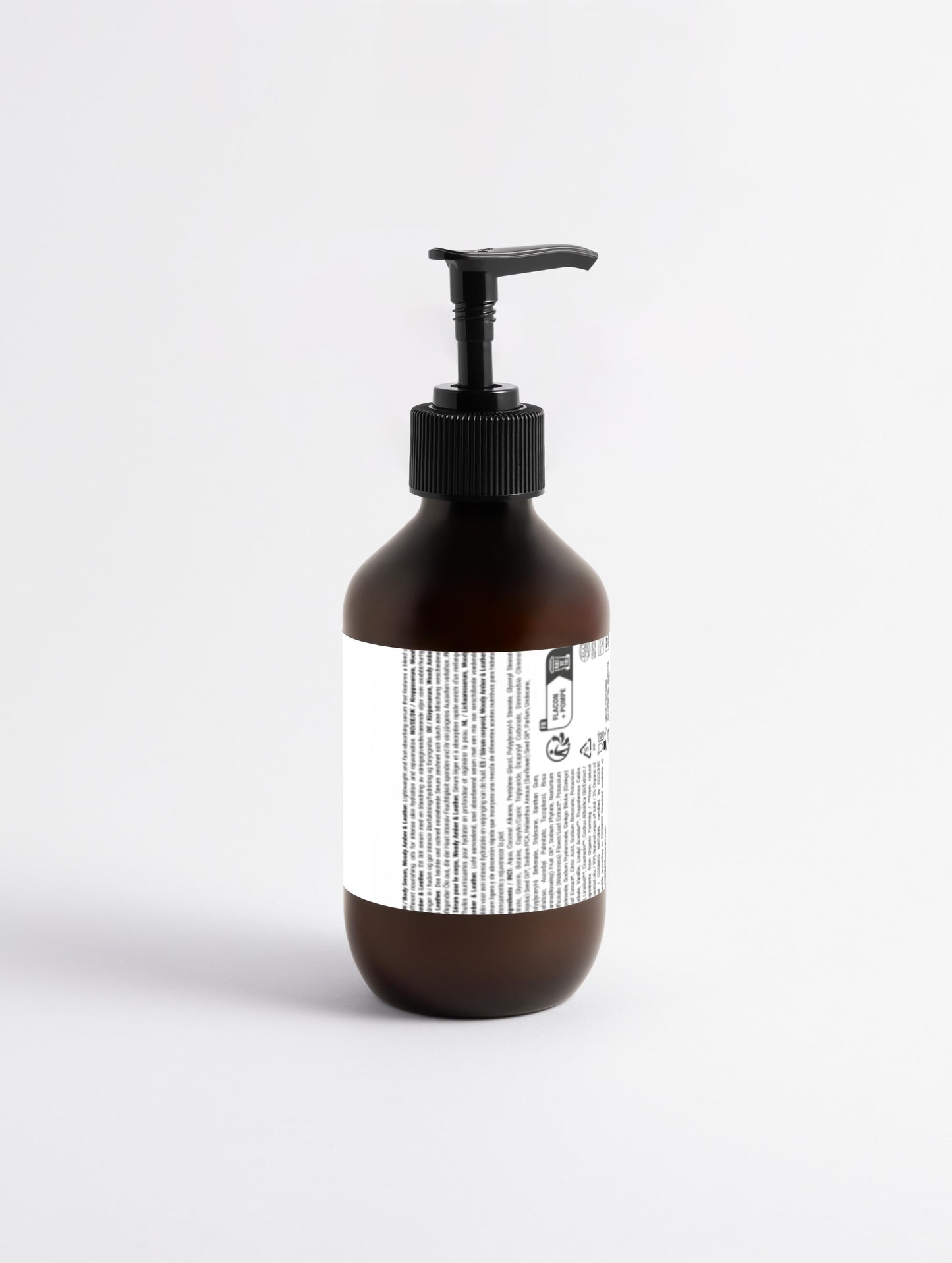 Siero per il corpo Silk Skin, Ambra legnosa e cuoio