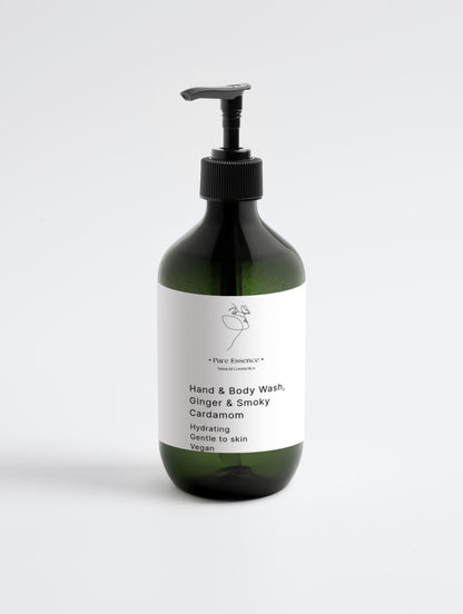 Detergente per mani e corpo, zenzero e cardamomo affumicato