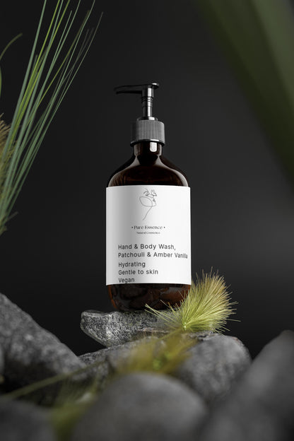 Detergente per mani e corpo, Patchouli e Vaniglia Ambrata