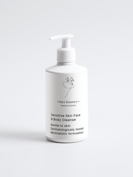 Detergente viso e corpo per pelli sensibili