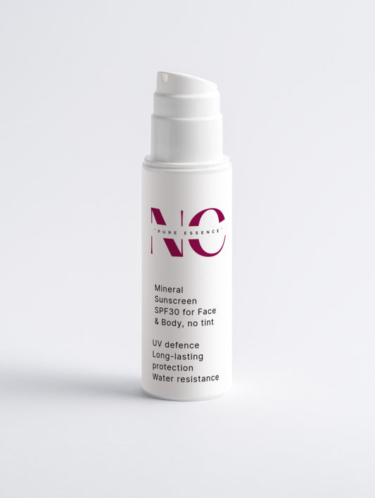 Protezione solare minerale SPF30 per viso e corpo, senza tinta