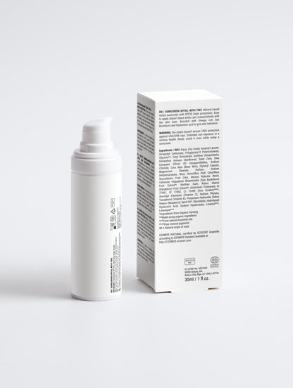Protezione solare SPF30, con tinta