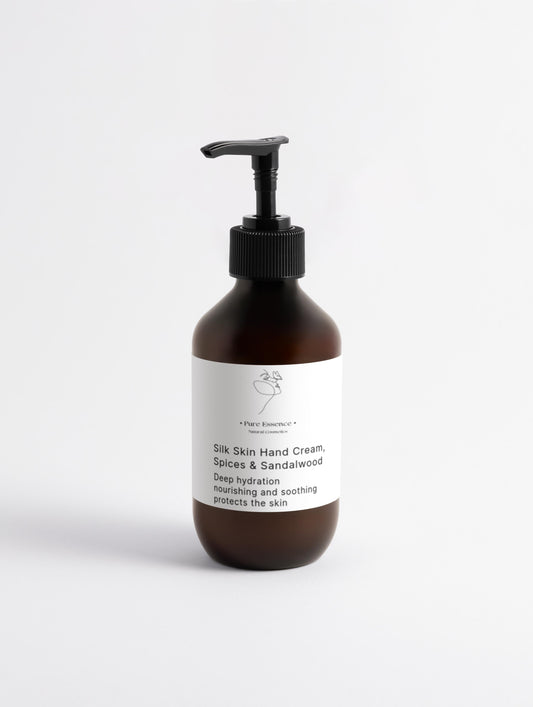 Crema per le mani Silk Skin, spezie e sandalo