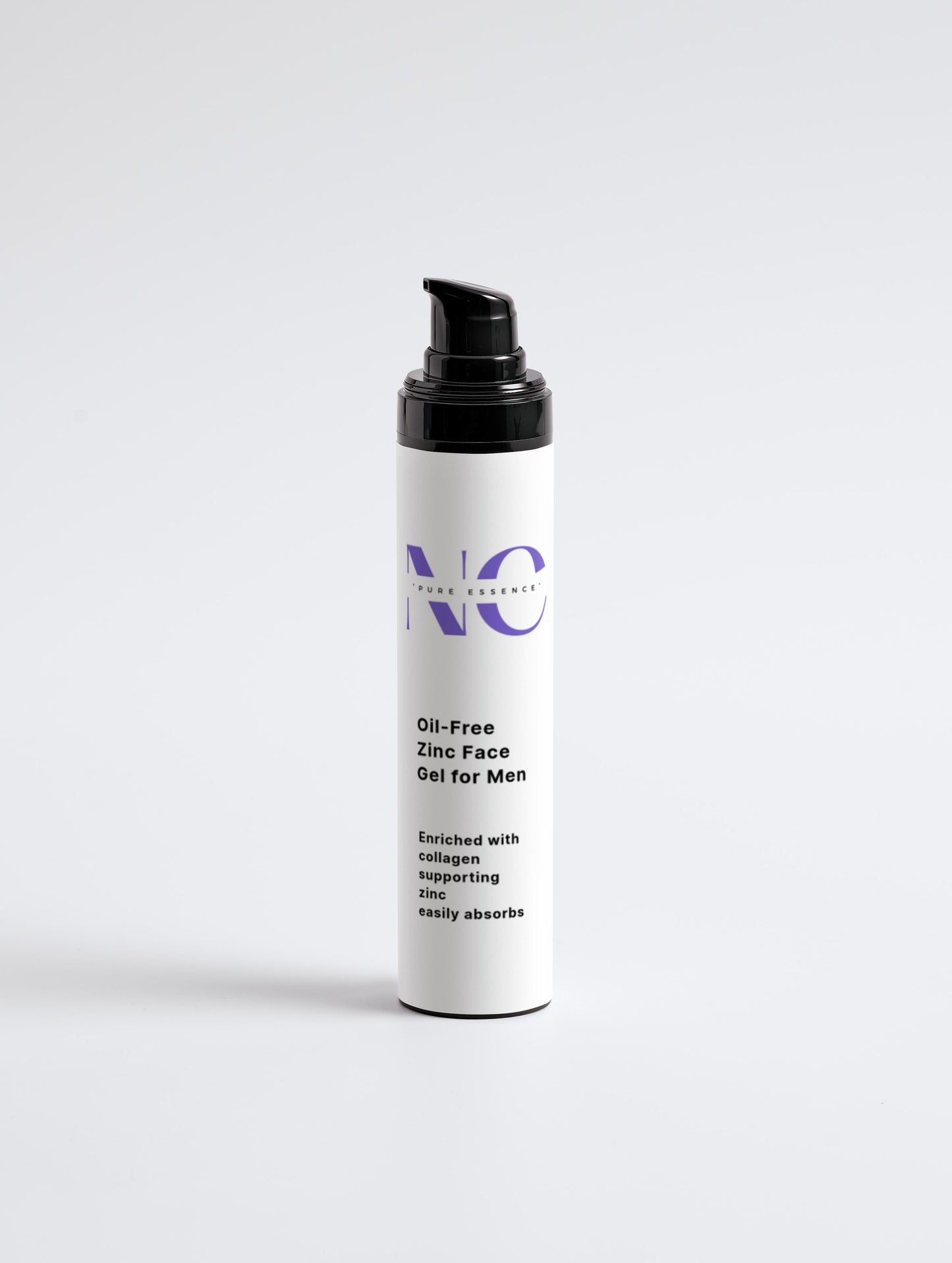 Gel viso allo zinco senza olio per uomo