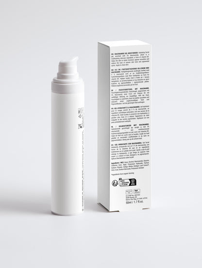 Gel idratante alla niacinamide