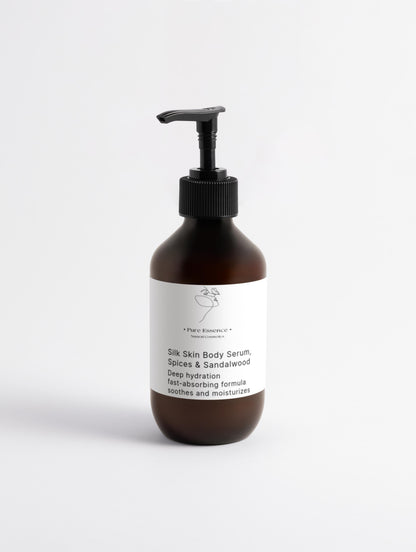 Siero corpo Silk Skin, spezie e sandalo