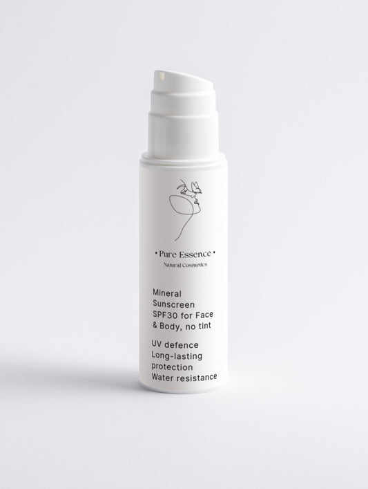 Mineral Sunscreen SPF30 for face and body, without tint