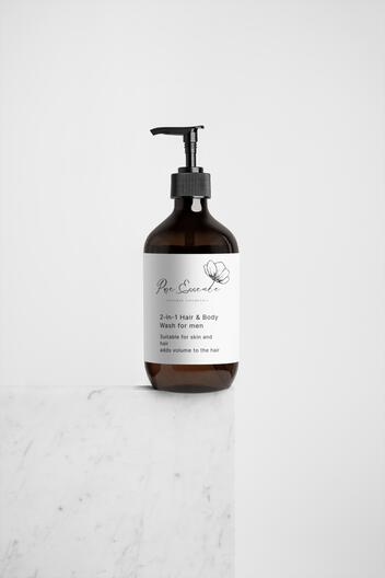 Detergente per capelli e corpo 2 in 1 per uomo